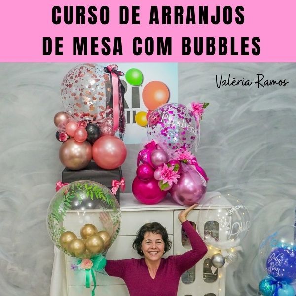 Curso de Arranjos de Mesa com Bubbles (2025)