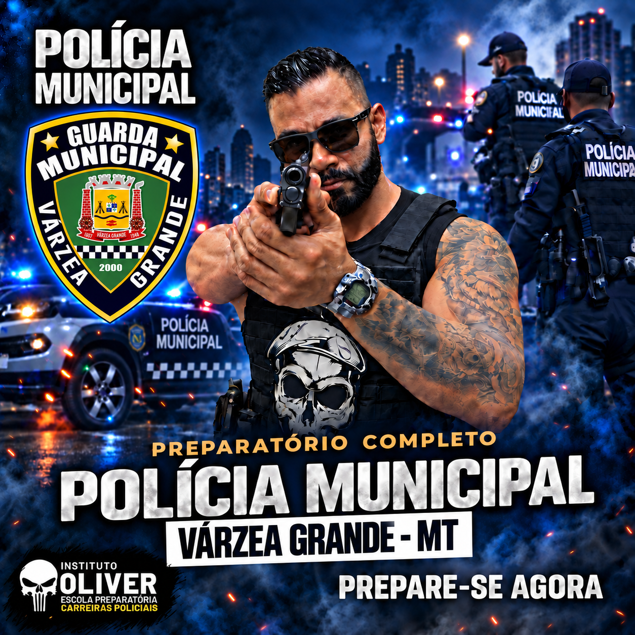 👮♂️ Preparatório Completo GUARDA MUNICIPAL de Várzea Grande 👮♂️ GCM VG – Instituto Óliver