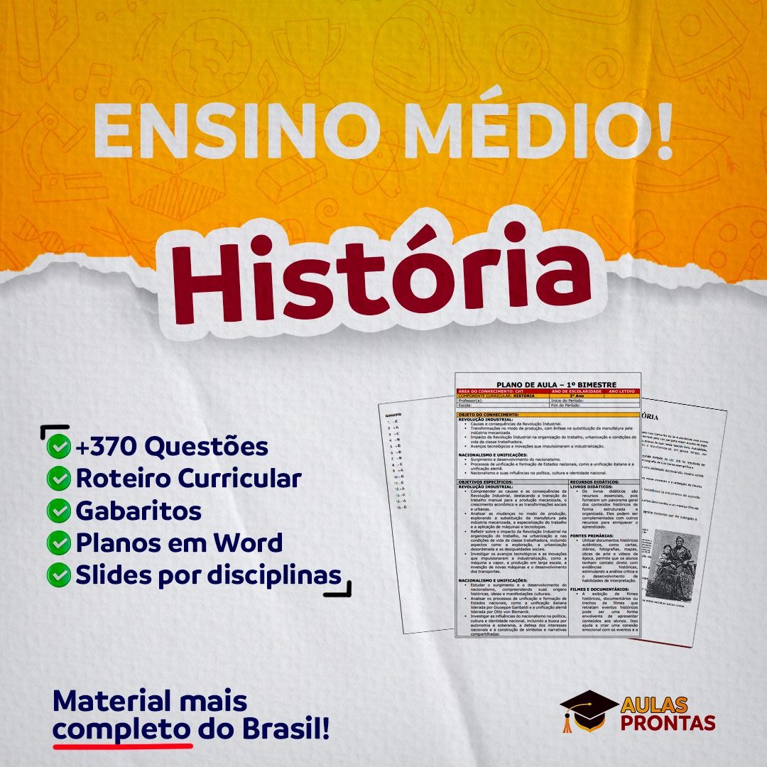 HISTÓRIA – PLANEJAMENTOS E ATIVIDADES – BNCC