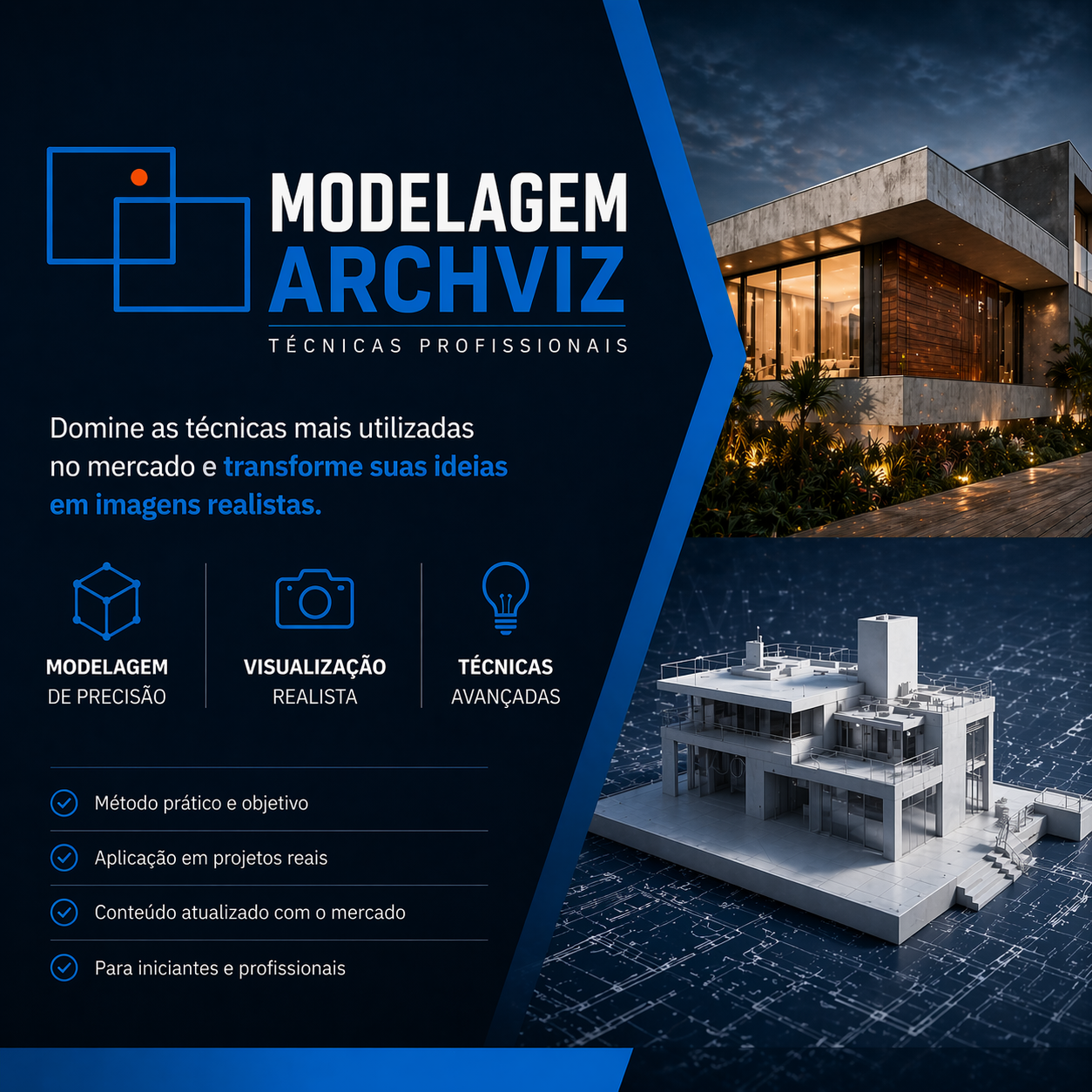 Técnicas de Modelagem e Modelagem Archviz