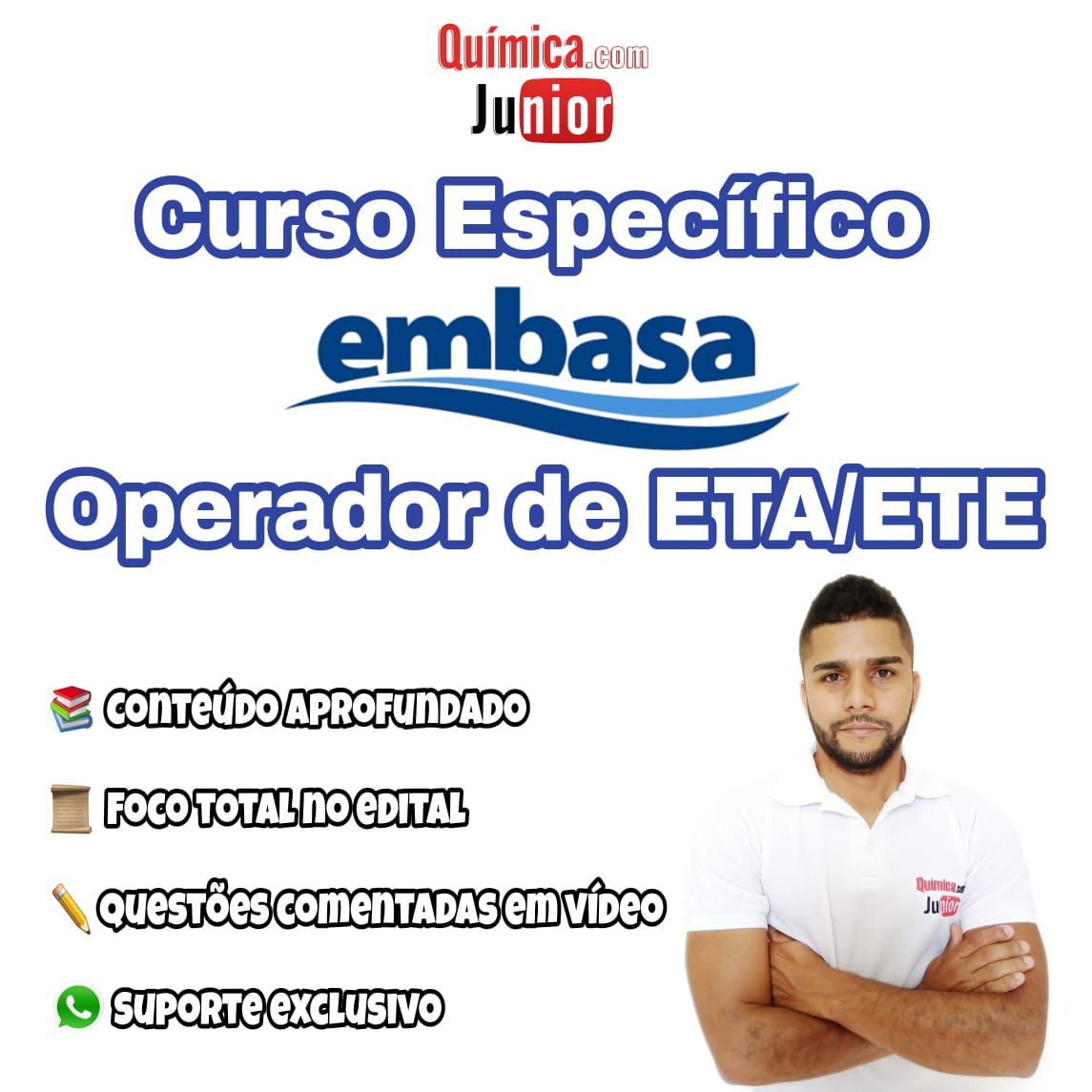Operador de Processos de Água e Esgoto EMBASA 2022 – Curso Específico