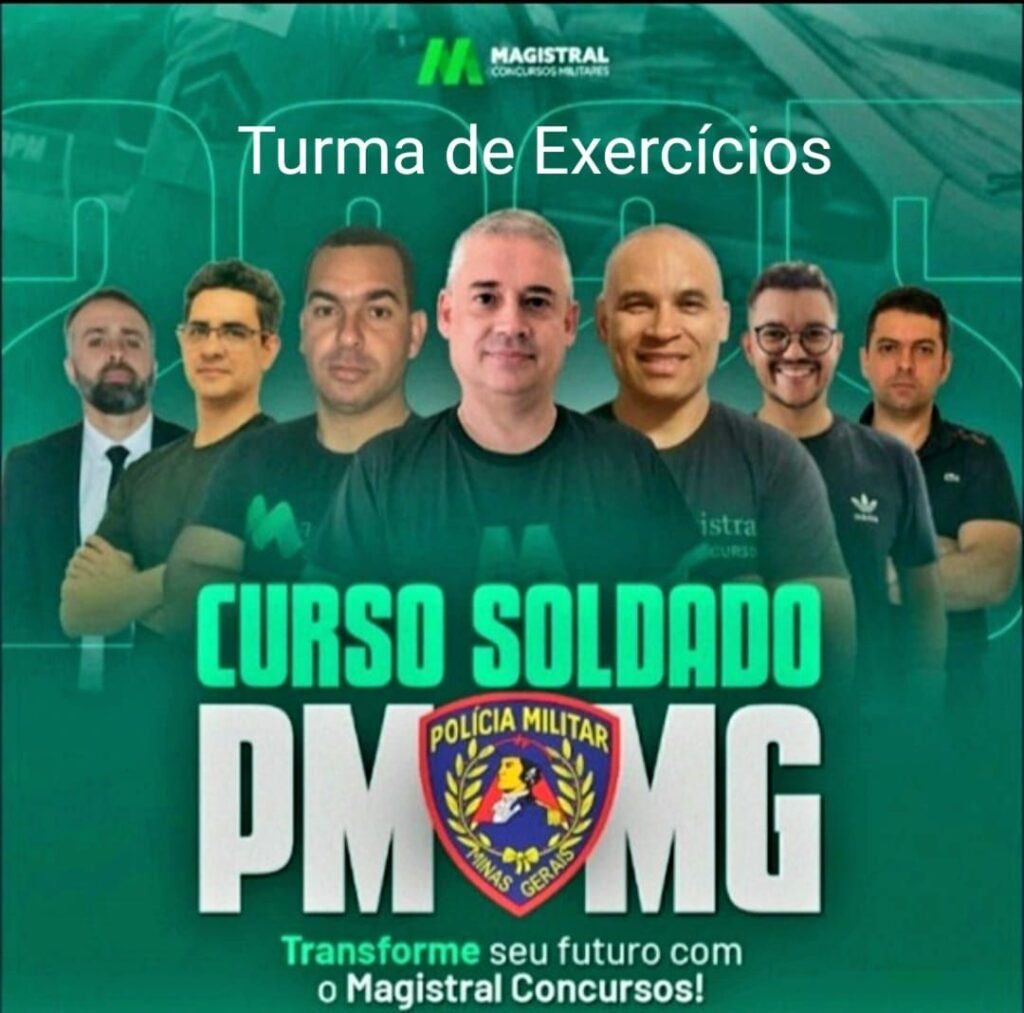 CURSO DE EXERCÍCIOS SOLDADO PMMG 2025