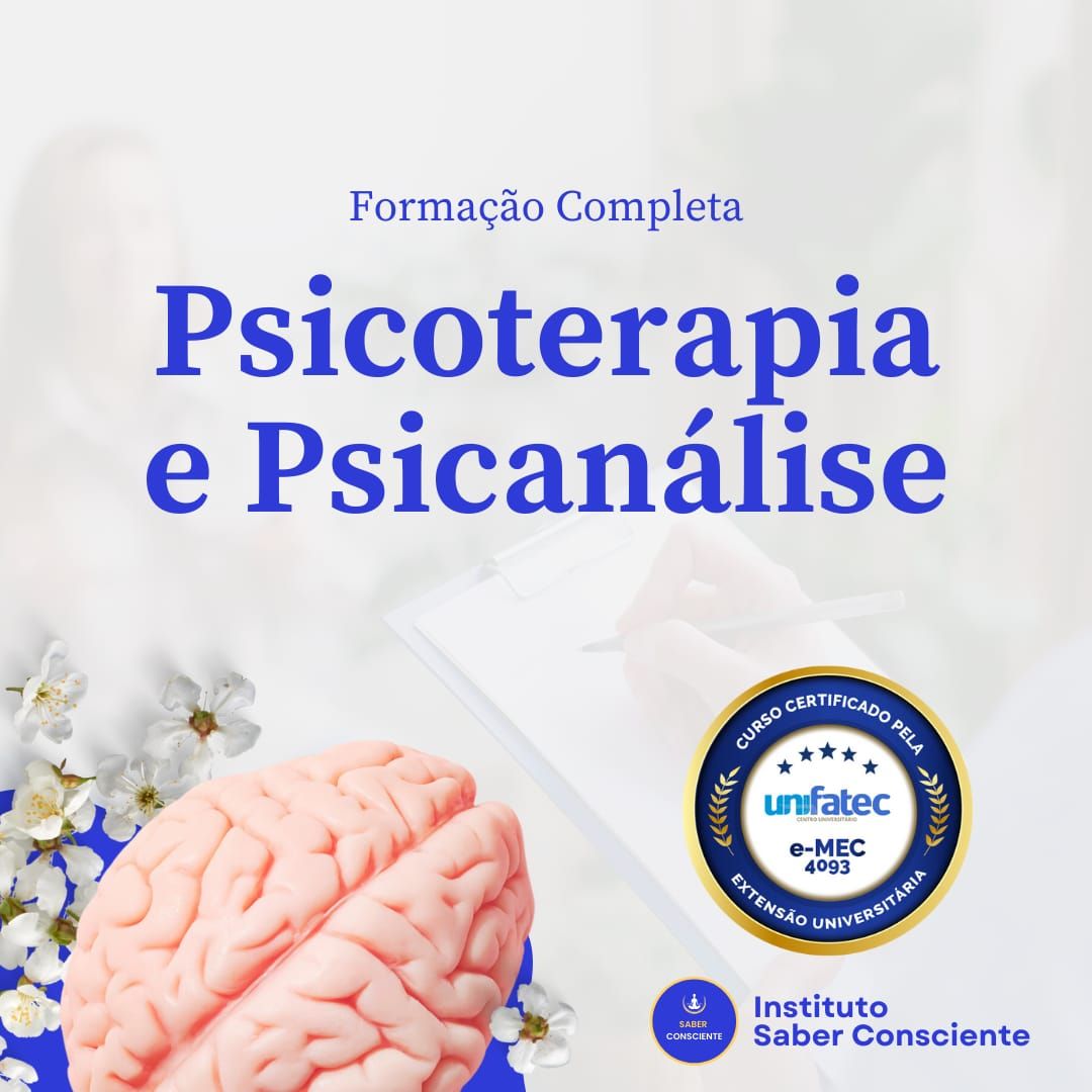 Psicoterapia e Psicanálise – Formação completa
